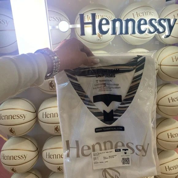 COPY - Exclusive Hennessy X NBA jersey NWT